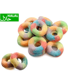 SOUR RAINBOW RINGS 1 KG IRTOKARKKI Main Image