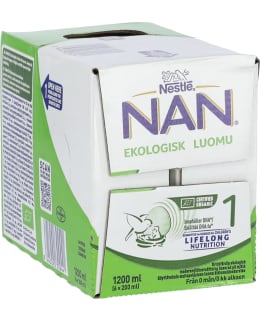Nestle NAN 1 Luomu 6x200ml äidinmaidonkorvike Main Image