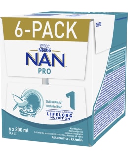 Nestlé NAN PRO 1 6x200 ml infant formula Main Image
