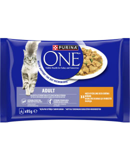 PURINA ONE 4X85G ADULT MINI FILE IN GRA Main Image