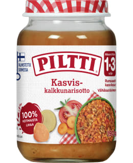 Piltti Kasvis-Kalkkunarisotto 1-3v 190g lastenateria Main Image