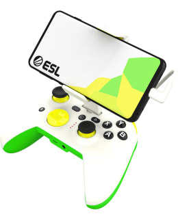Riotpwr Android ESL Pro Cloud Gaming Controller White/Green Main Image