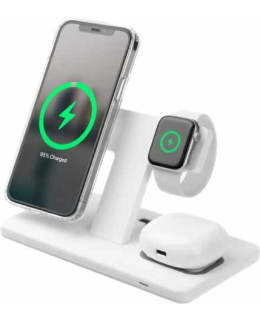 FIXED 3IN1 30W WIRELESS MAG CHARGING WH Main Image