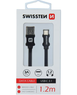 SWISSTEN 1,2M PUNOTTU A USB-USB-C KAAPEL Main Image