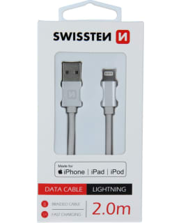 SWISSTEN 2M PUNOTTU USB-LIGHTNING MFI KA Main Image