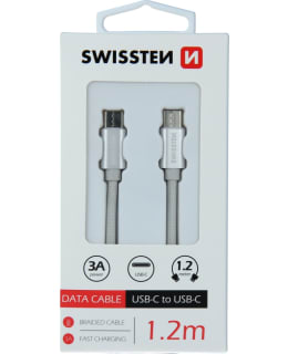 SWISSTEN 1,2M PUNOTTU B USB-C-USB-C KAAP Main Image