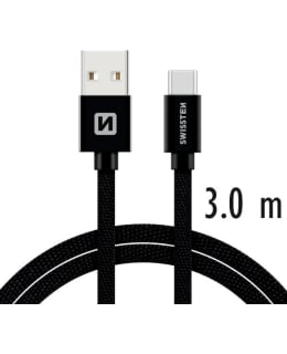 SWISSTEN 3M PUNOT MUS USB-USB-C KAAPELI Main Image