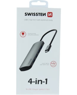 SWISSTEN 4-IN-1 USB-C HUB Main Image