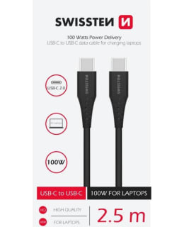 SWISSTEN 2,5 M 100W USB-C DATAKAAPELI Main Image