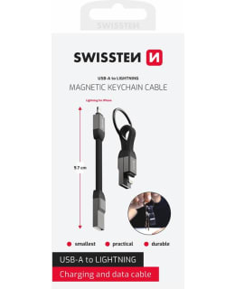 SWISSTEN USB/LIGHTNING AVAIMENPERÄJOHTO Main Image