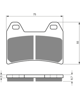 GOLDFREN JARRUPALAT 141 CERAMIC CARBON A Main Image