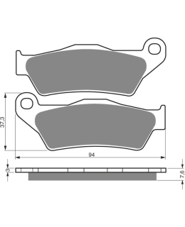 GOLDFREN BRAKE PADS 031 CERAMIC CARBON A Main Image