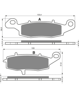 GOLDFREN BROMSPINTA 124 CERAMIC CARBON S Main Image