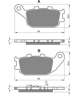 GOLDFREN JARRUPALAT 155 CERAMIC CARBON S Main Image