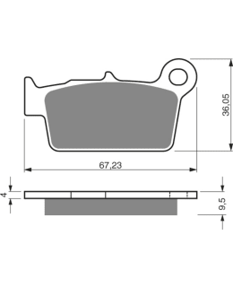 GOLDFREN BRAKE PADS 187 CERAMIC CARBON K Main Image