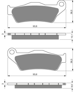 GOLDFREN JARRUPALAT 292 CERAMIC CARBON A Main Image