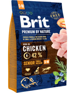 BRIT PREMIUM BY NATURE SENIOR S-M 3KG Main Image