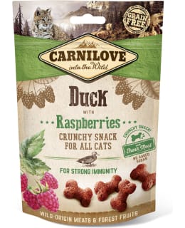 CARNILOVE CAT CRUN SNACK DUCK/RASPB. 50G Main Image