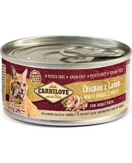 CARNILOVE WMM CHICKEN-LAMB AD CATS 100G Main Image