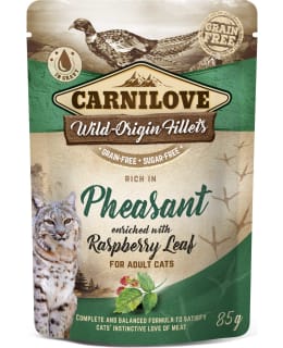 CARNILOVE CAT PH. WITH RASPB. LEAVES 85G Main Image