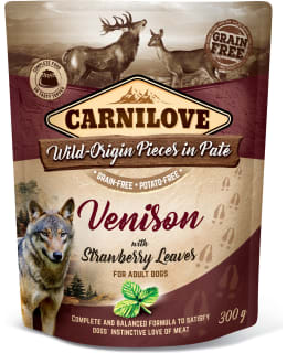 CARNILOVE DOG PATÉ VENISON/STRAWB 300 G Main Image