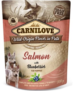 CARNILOVE DOG PATÉ SALM/BLUEB. PUP 300G Main Image