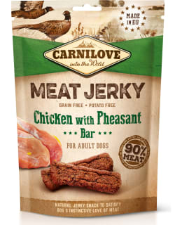CARNILOVE JERKY CHICK/PHEASANT BAR 100G Main Image