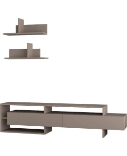HANAH HOME GARA TV UNIT LIGHT MOCHA Main Image