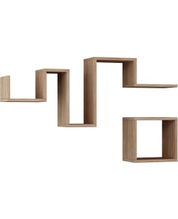 HANAH HOME FOLLOW OAK WALL SHELF Main Image