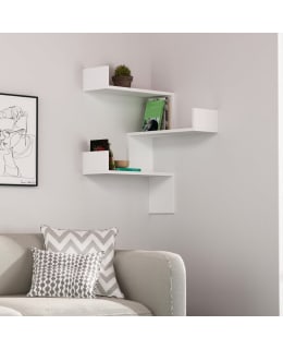 CHC LUSIA SEINÄHYLLY 60X60X90CM VALKOINE Main Image