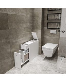 Chic Home Collection Carolina valkoinen säilytyslaatikosto Main Image