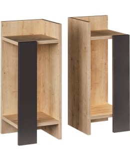 HH ELOS 855DTE3511 OAK/ANTH NIGHTSTAND Main Image