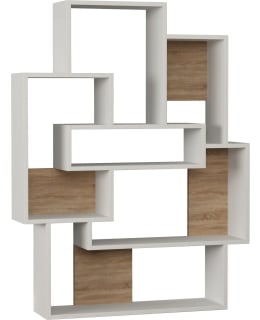 HANAH HOME BARCE KIRJAHYLLY WHT/OAK Main Image