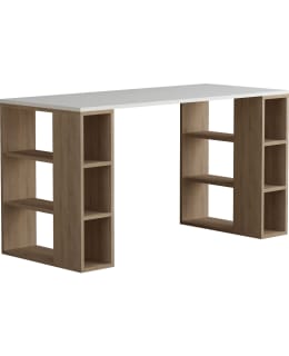 HANAH COLMAR 855DTE3823 WHT/OAK DESK Main Image