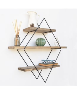 CHC WILMA SEINÄHYLLY 60X14X60CM RUSK/MUS Main Image