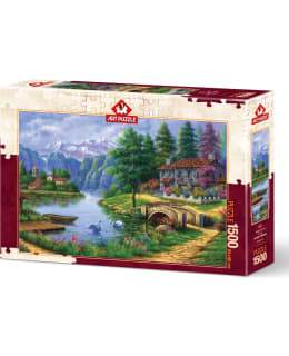 ART PUZZLE LAKE VILLAGE 1500P PALAPELI Main Image