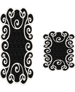 L'ESSENTIEL 394ANR1484 BLK/WHT BATHMAT Main Image