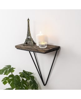 CHC WENNI SEINÄHYLLY 27CM RUSKEA/MUSTA Main Image