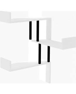 HANAH HOME BOMBE 495SSE1155 WHT SHELF Main Image