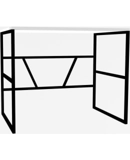HANAH HOME MONEA 495SSE1502 WHT DESK Main Image