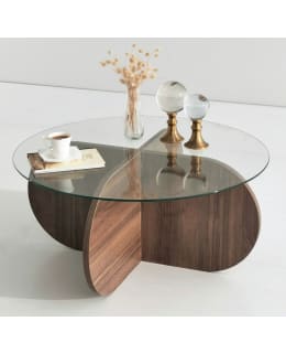 CHC AUNE SOHVAPÖYTÄ 75X35CM TUMMANRUSKEA Main Image