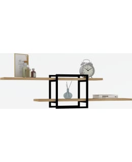 HANAH HOME MONE SAPPHIRE OAK WALL SHELF Main Image