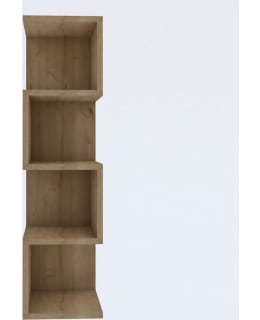 HANAH HOME ALIN SAPPHIRE OAK BOOKSHELF Main Image