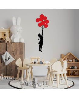 WALLXPERT 891TNL2301 BLK/RED WALL DECOR Main Image
