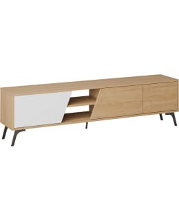 HANAH FIONA 776HMS3107 OAK/WHT TV STAND Main Image