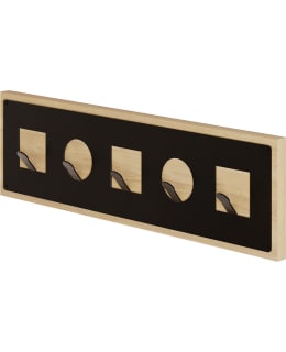 HANAH ICON 855DTE5122 OAK 2 COAT RACK Main Image