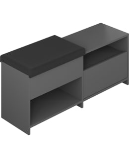 HANAH HOME FILUX BENCH SHOE CABINET ANT Main Image