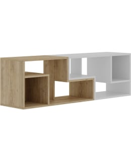 HANAH HOME GLIS TV STAND SAPH OAK WHT Main Image