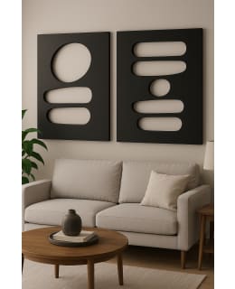 WALLXPERT 233DWC1402 BLK 50X70 PAINTING Main Image