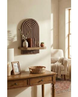 HANAH HOME ARTMTKWLL1D WENGE SEINÄHYLLY Main Image